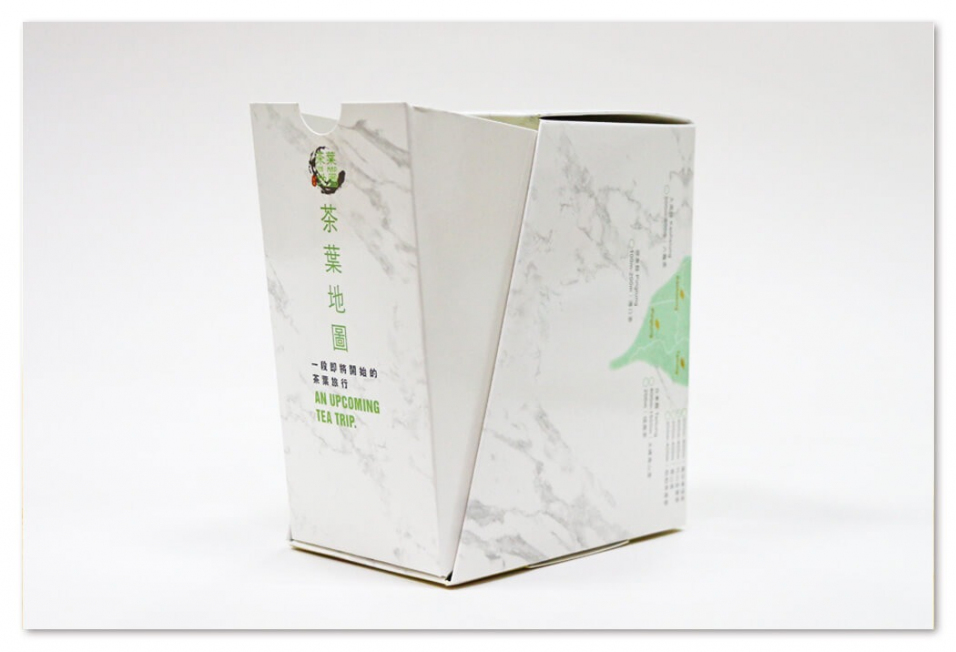 茶葉地圖紙盒 紙盒設計