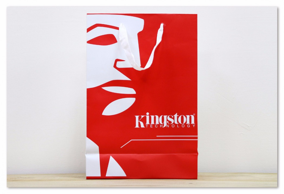 kingstone紅色提袋